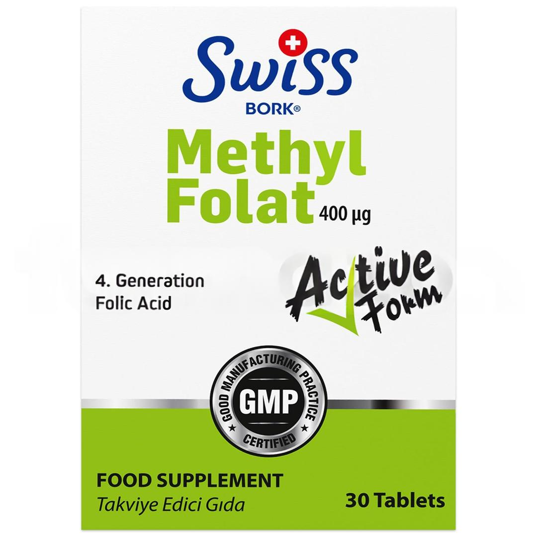 Swiss Bork Methyl Folat 30 Tablet