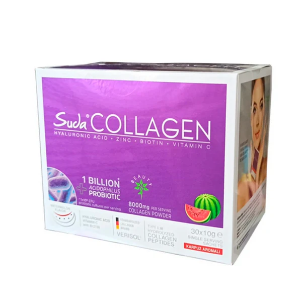 SUDA COLLAGEN + PROBIOTIC WATERMELON 10gx30 Sachet