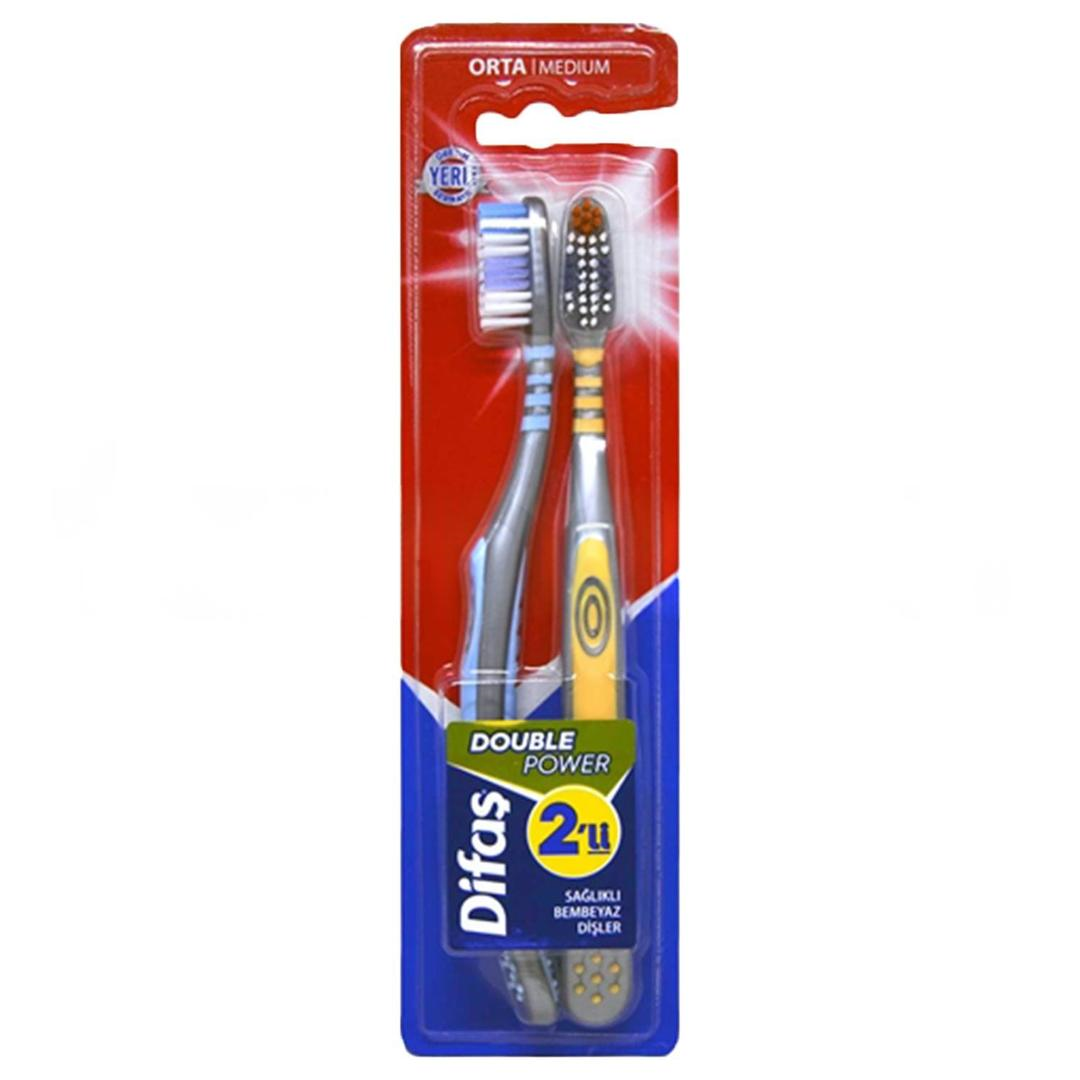 Difaş Double Power Diş Fırçası 2'li