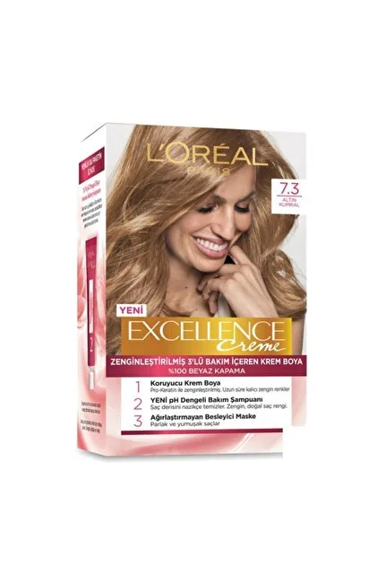 Loreal Excellence Creme 7.3 Kumral Dore Saç Boyası