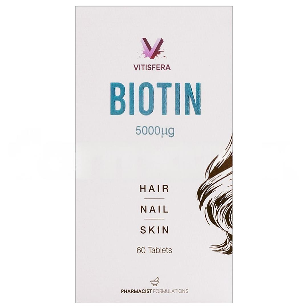 Vitisfera Biotin 5000 Mcg 60 Tablet