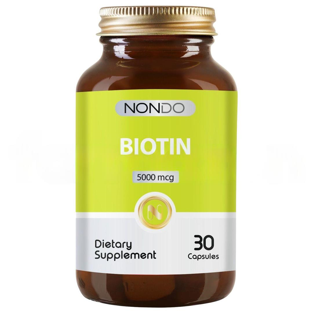 Nondo Biotin 5000 mg 30 Kapsül