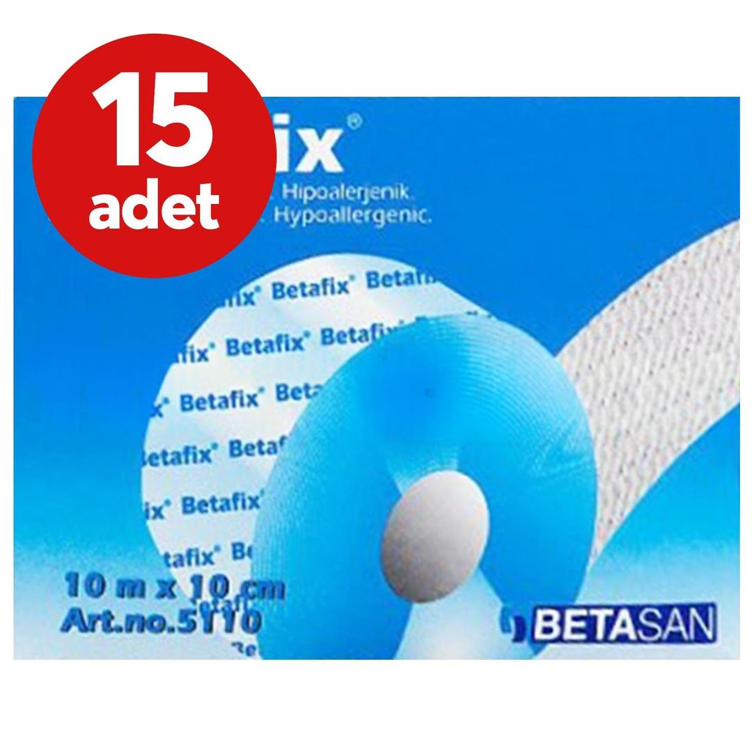 Betafix 5110 Esnek Sabitleme Bandı 10 m x 10 cm -15 Adet