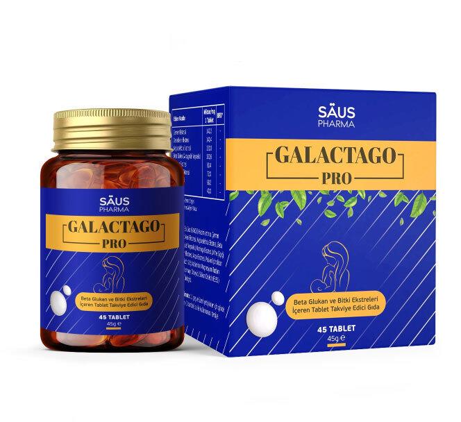 Salus İlaç Galactago Pro Beta Glukan Takviye Edici Gıda 45 Tablet