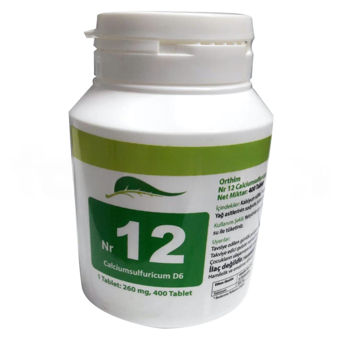 Schüssler Tuzları No: 12 - Calcium Sulfiricum
