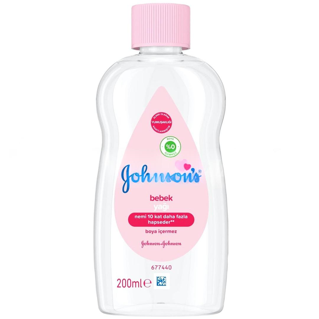 Johnson's Baby Nemlendirici Bebek Yağı 200 ml - Kofreden Ayrılmış