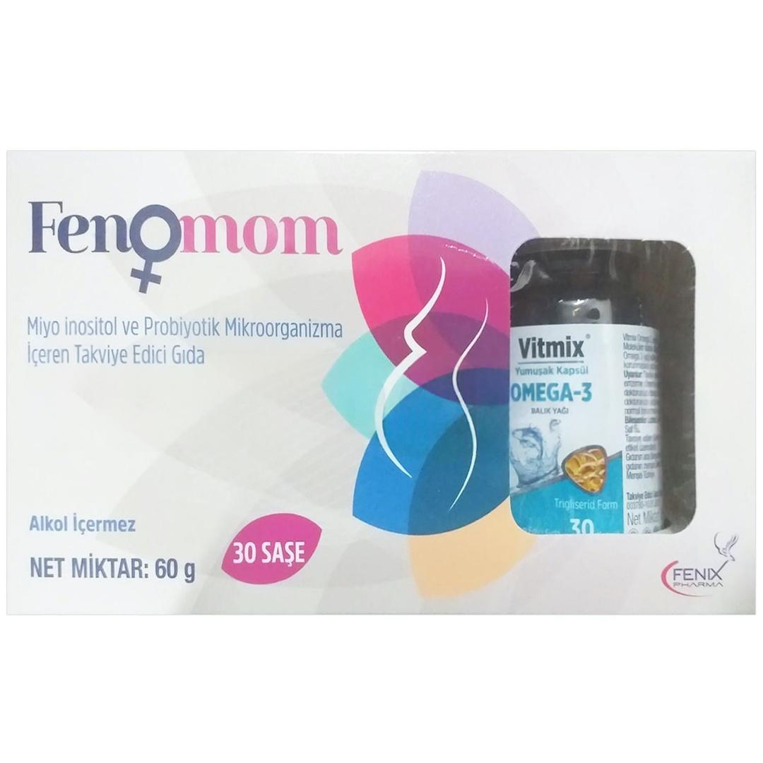 Fenomom 30 Saşe + Omega-3 30 Kapsül
