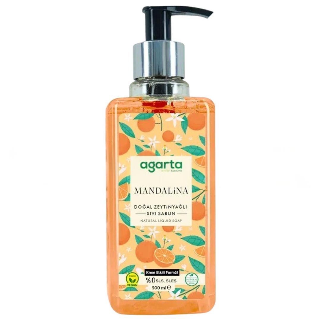Agarta Doğal Mandalina Zeytinyağlı Sıvı Sabun 500 ml
