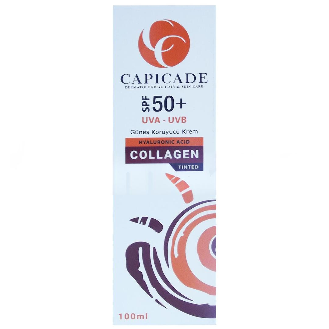 Capicade Güneş Koruyucu Krem Collagen Tinted SPF50+ 100 ml - Eski Ambalaj