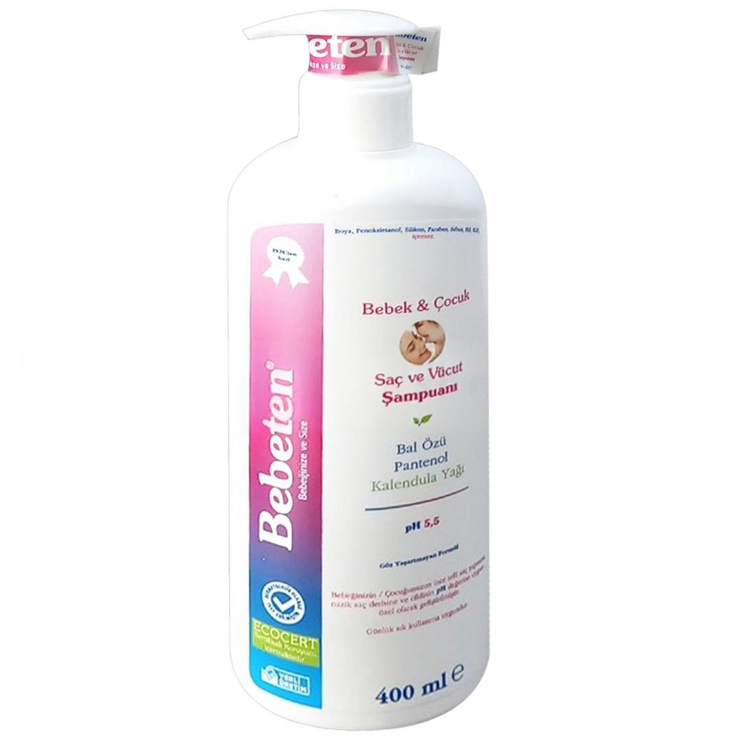 Bebeten Bebek & Çocuk Saç ve Vücut Şampuanı 400 ml