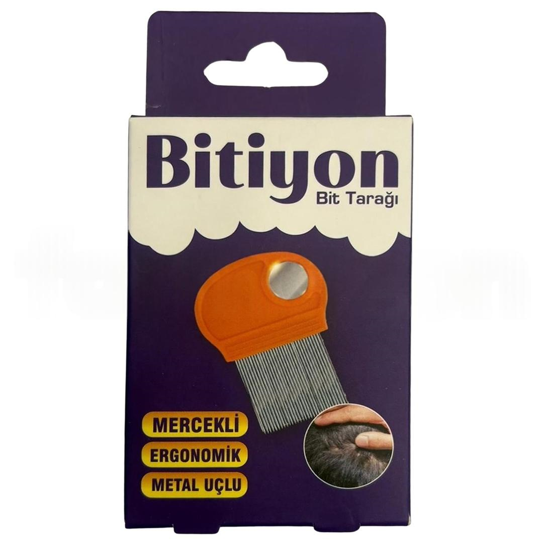 Bitiyon Mercekli Metal Bit Tarağı Ergonomik