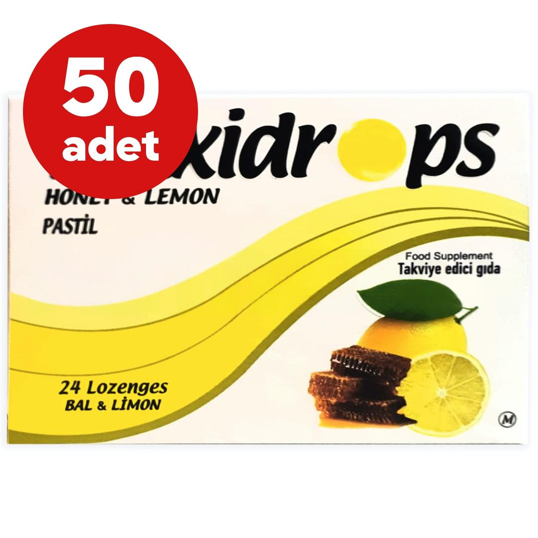 Maxidrops Pastil Bal Limon 24'lü - 50'li Paket