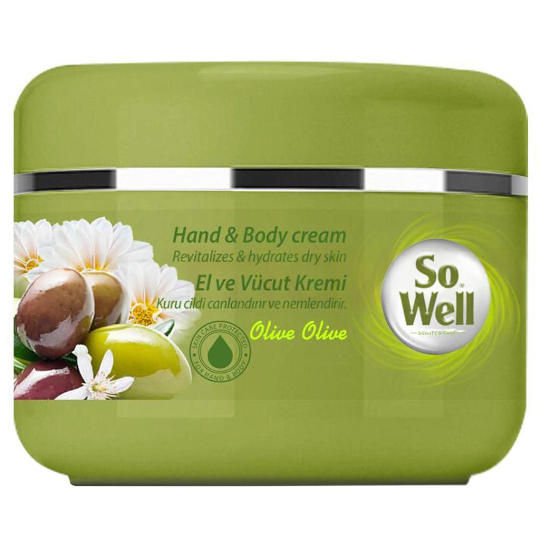 So Well El ve Vücut Kremi Zeytinyağlı 250 ml
