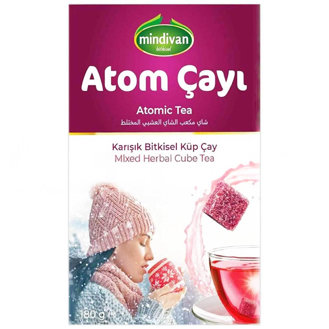Mindivan Atom Çayı Karışık Bitkisel Küp Çay 180 gr