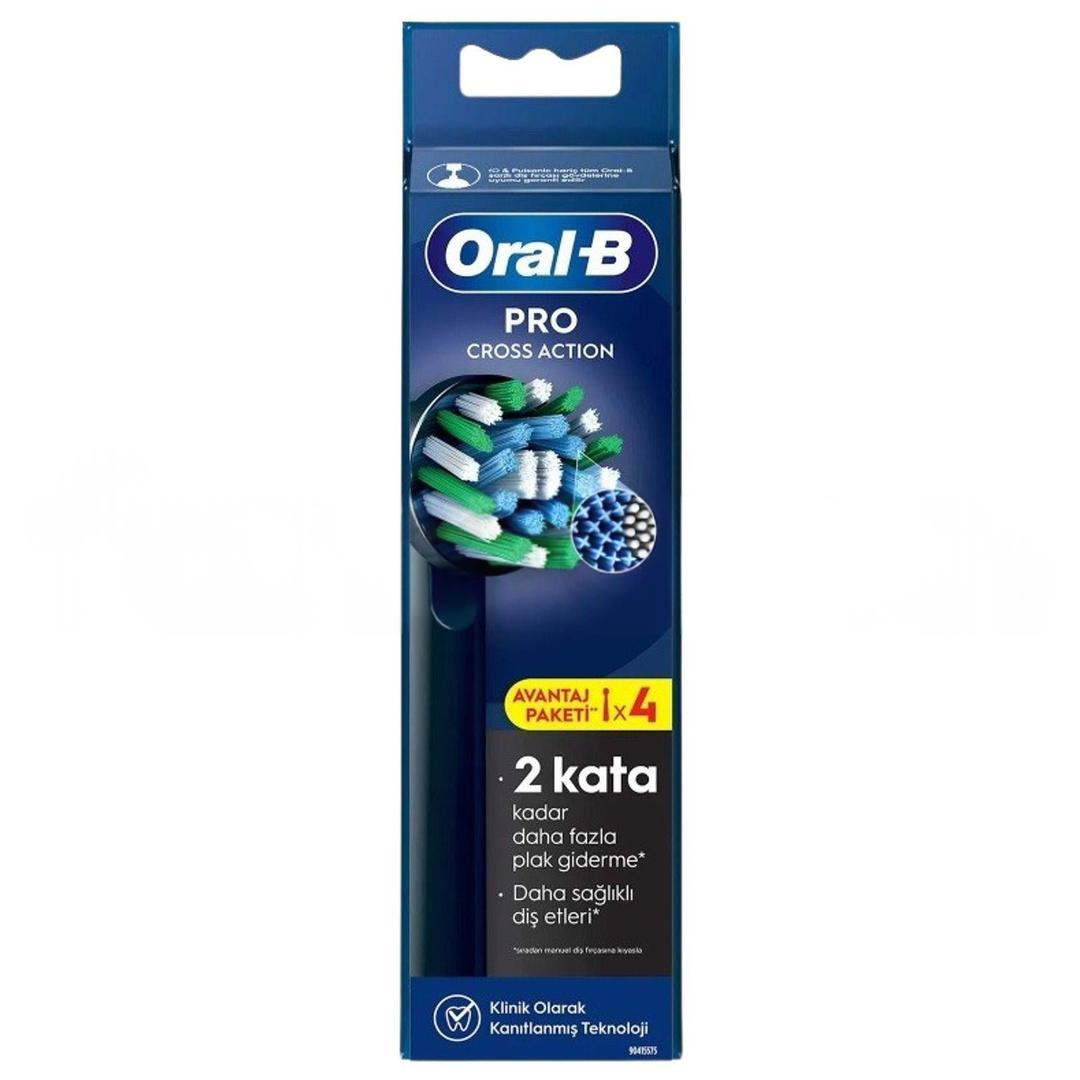 Oral-B Pro Cross Action Yedek 4'lü