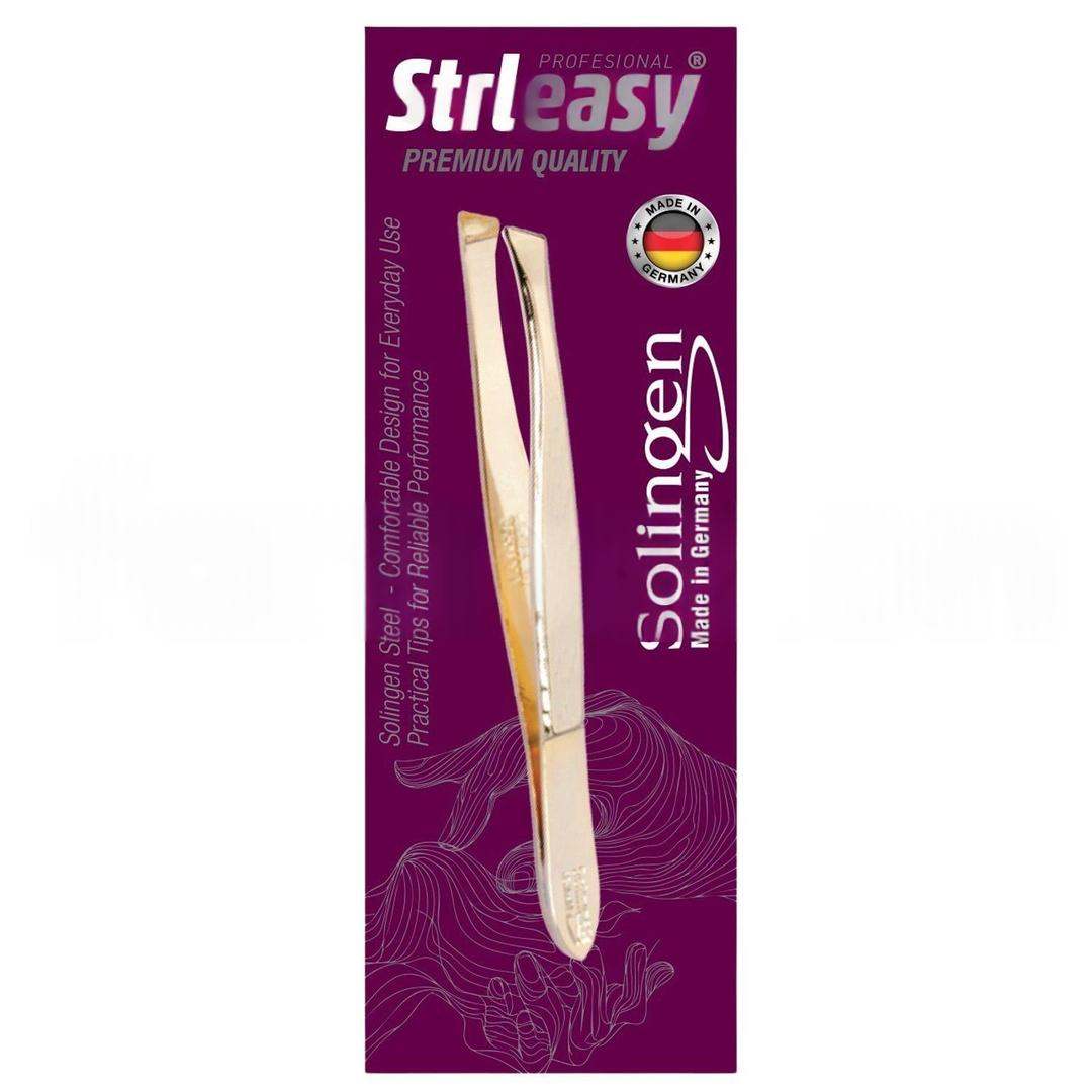 Strleasy 6247 Solingen Gold Çelik Cımbız Yan Uç
