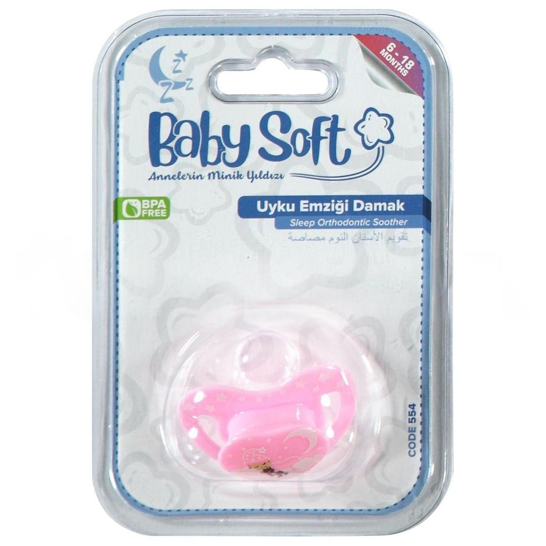Baby Soft 554 Uyku Emziği Damak 6-18 Ay