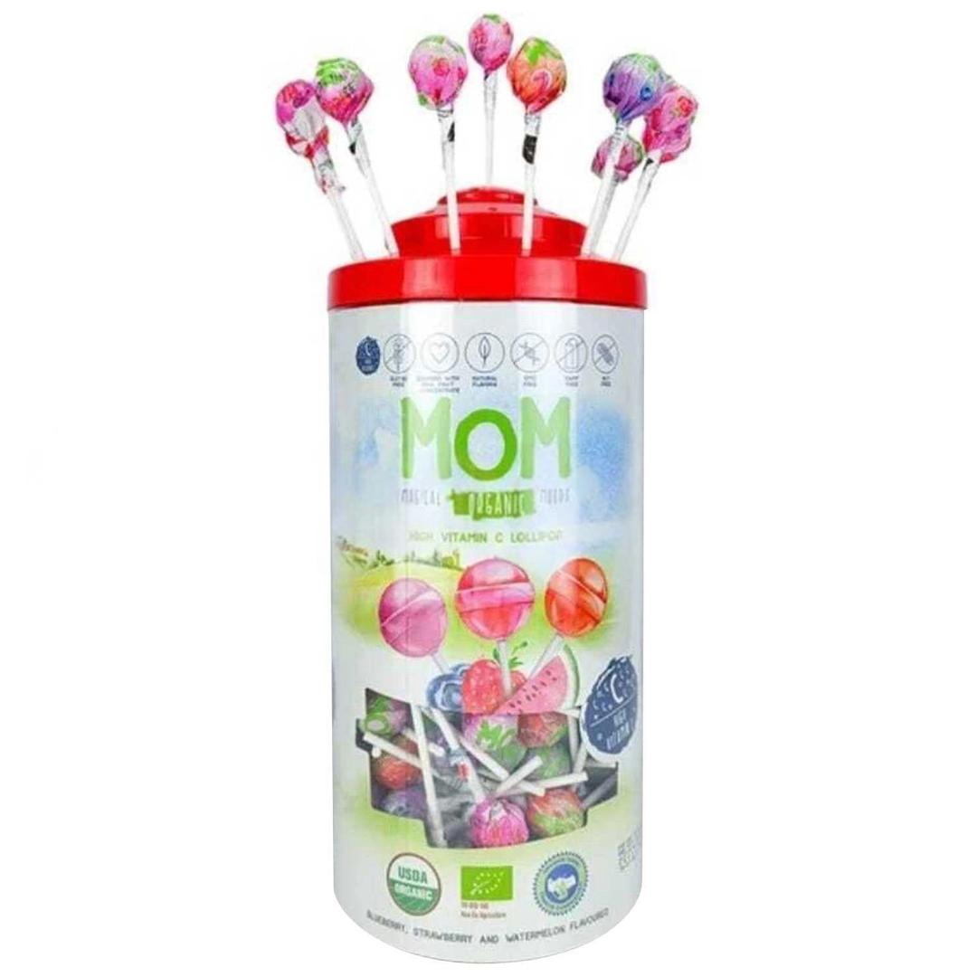 Mom Magical Organic Moods Glutensiz Doğal Lolipop Silindir Kutu 150'li