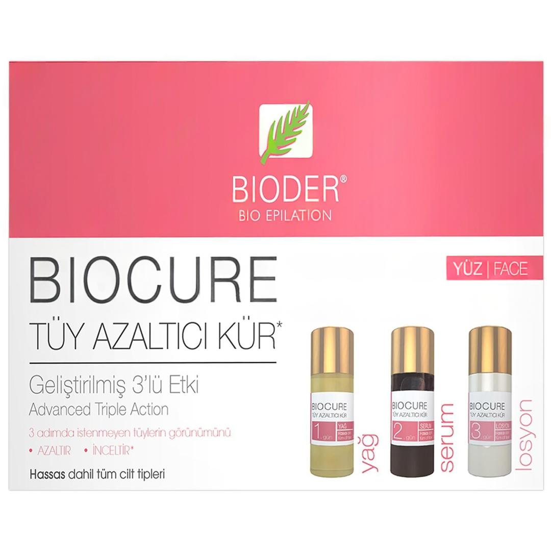 Bioder Biocure Tüy Azaltıcı Kür Yüz İçin 3'lü Etki 3 x 5 ml