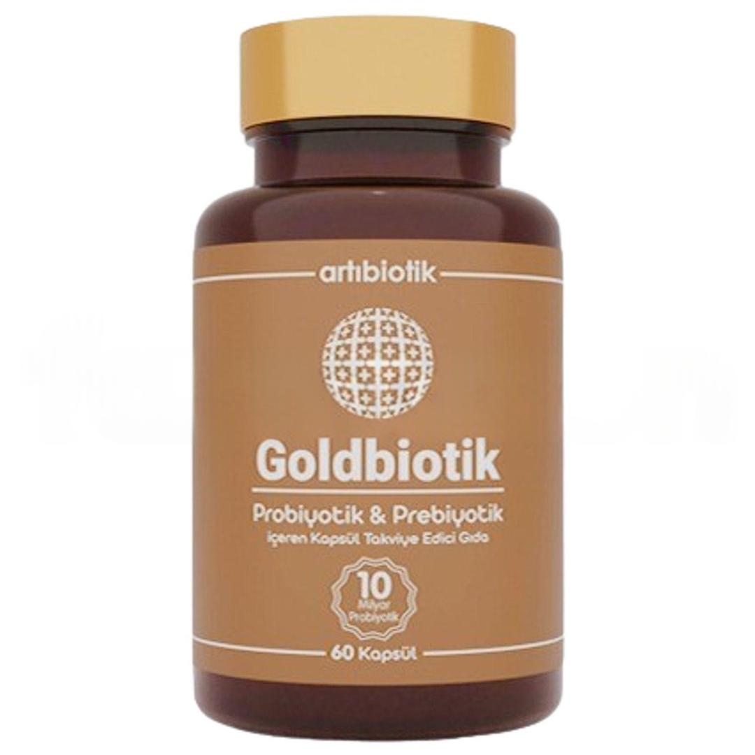 Artıbiotik Goldbiotik Probiyotik Prebiyotik 60 Kapsül