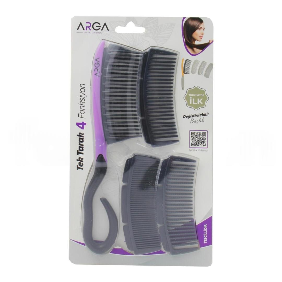 Arga Fonksiyonel Değişebilir 4 Başlıklı Tarak