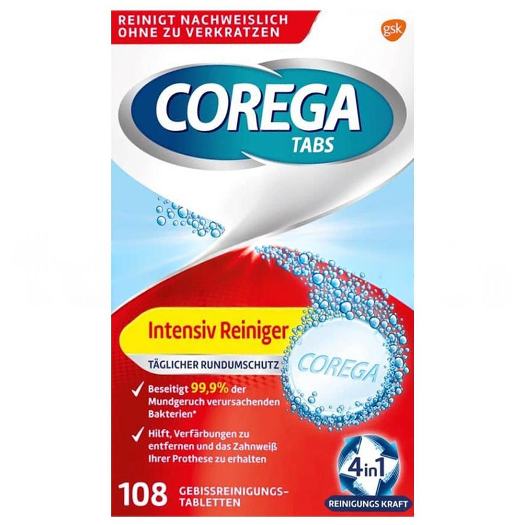 Corega Tablet Protez Temizleyici 108'li Tablet