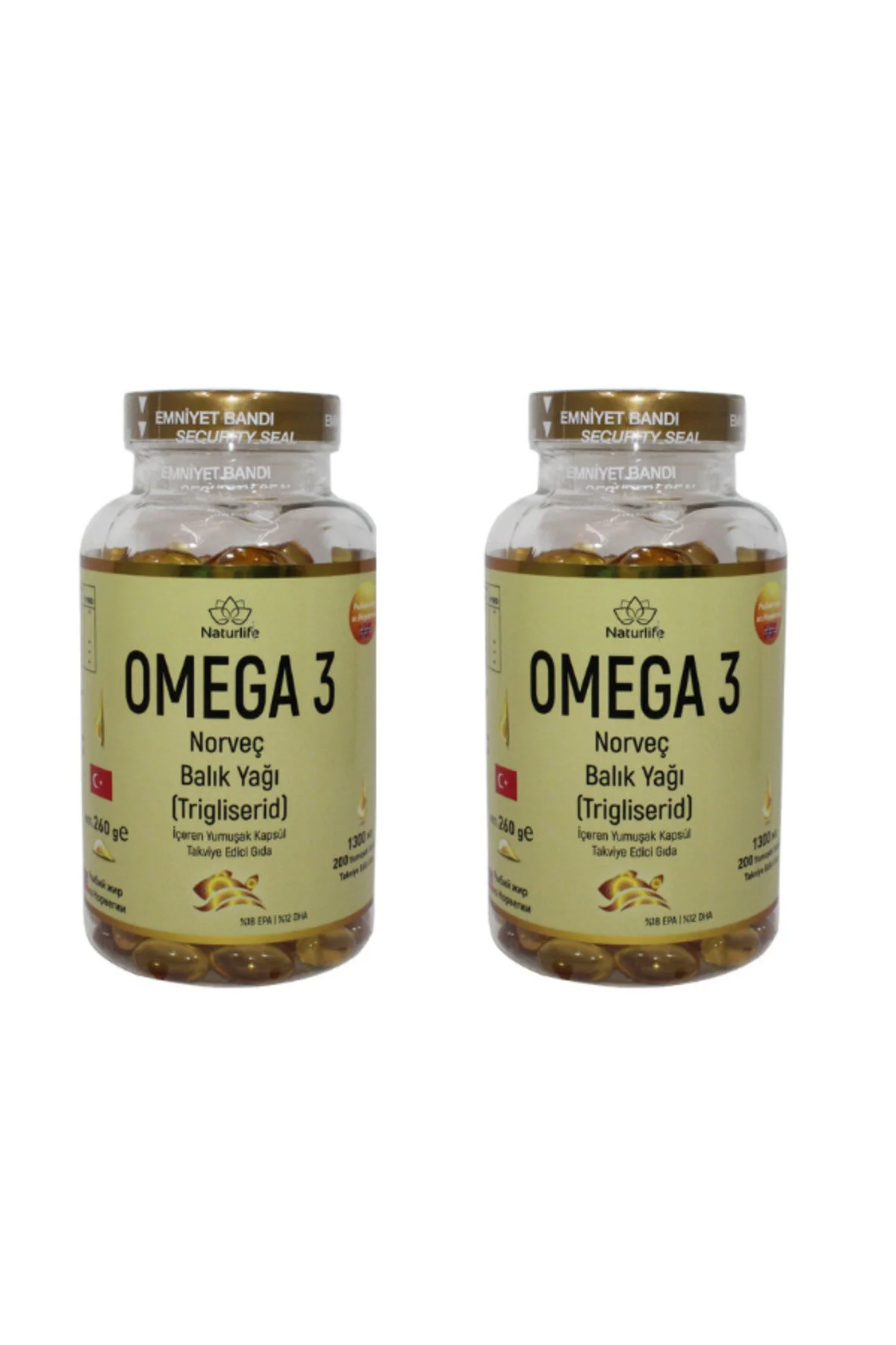Naturlife Omega 3 Norveç Balık Yağı 200 Kapsül