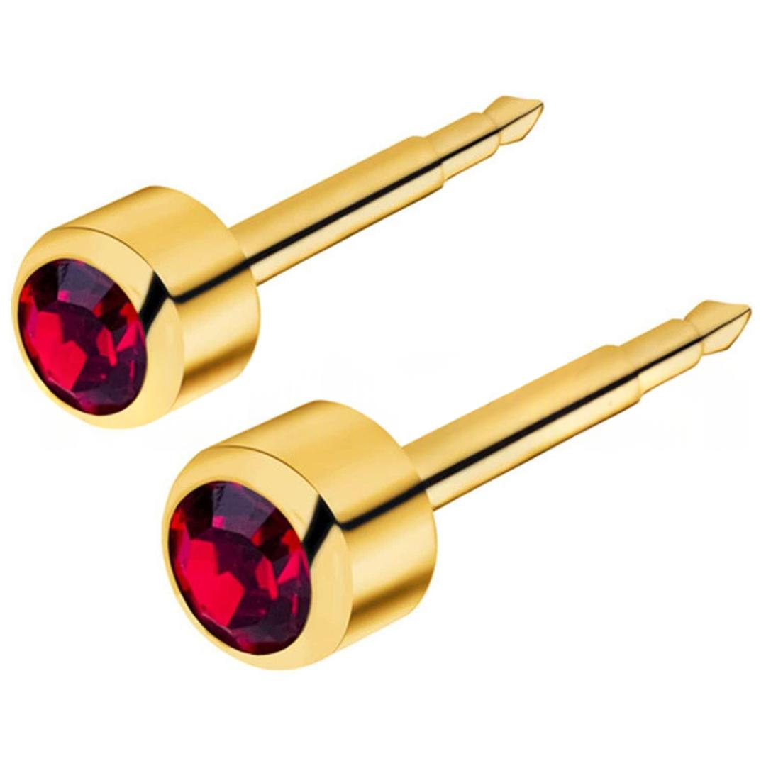 Star Küpe Gold Asorted Karışık Tekli
