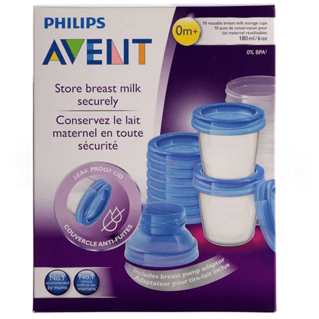 Avent SCF618/10 Via Süt Saklama Kapları 10 x 180 ml