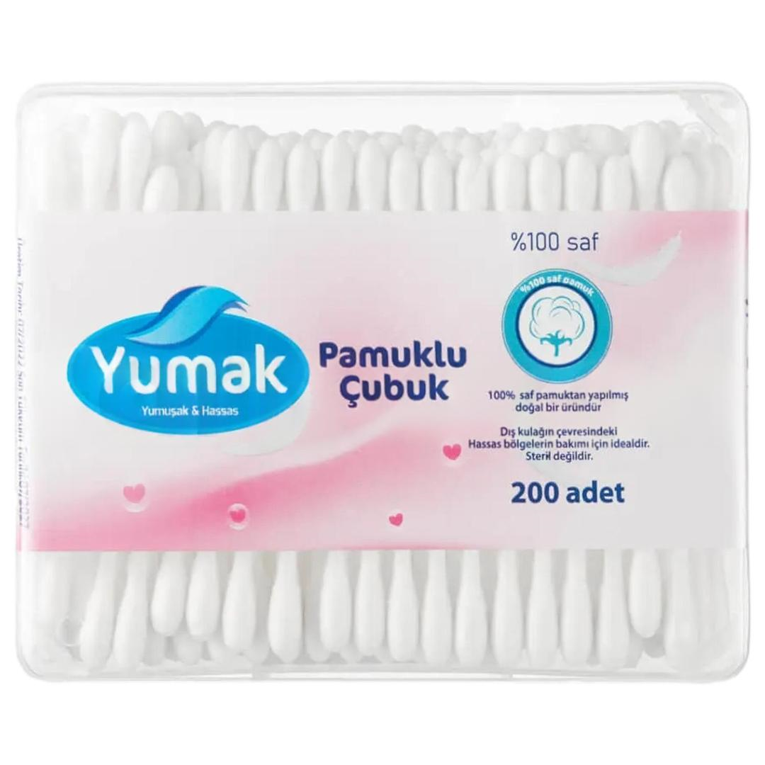 Yumak Kare Kulak Çubuğu 200 Adet