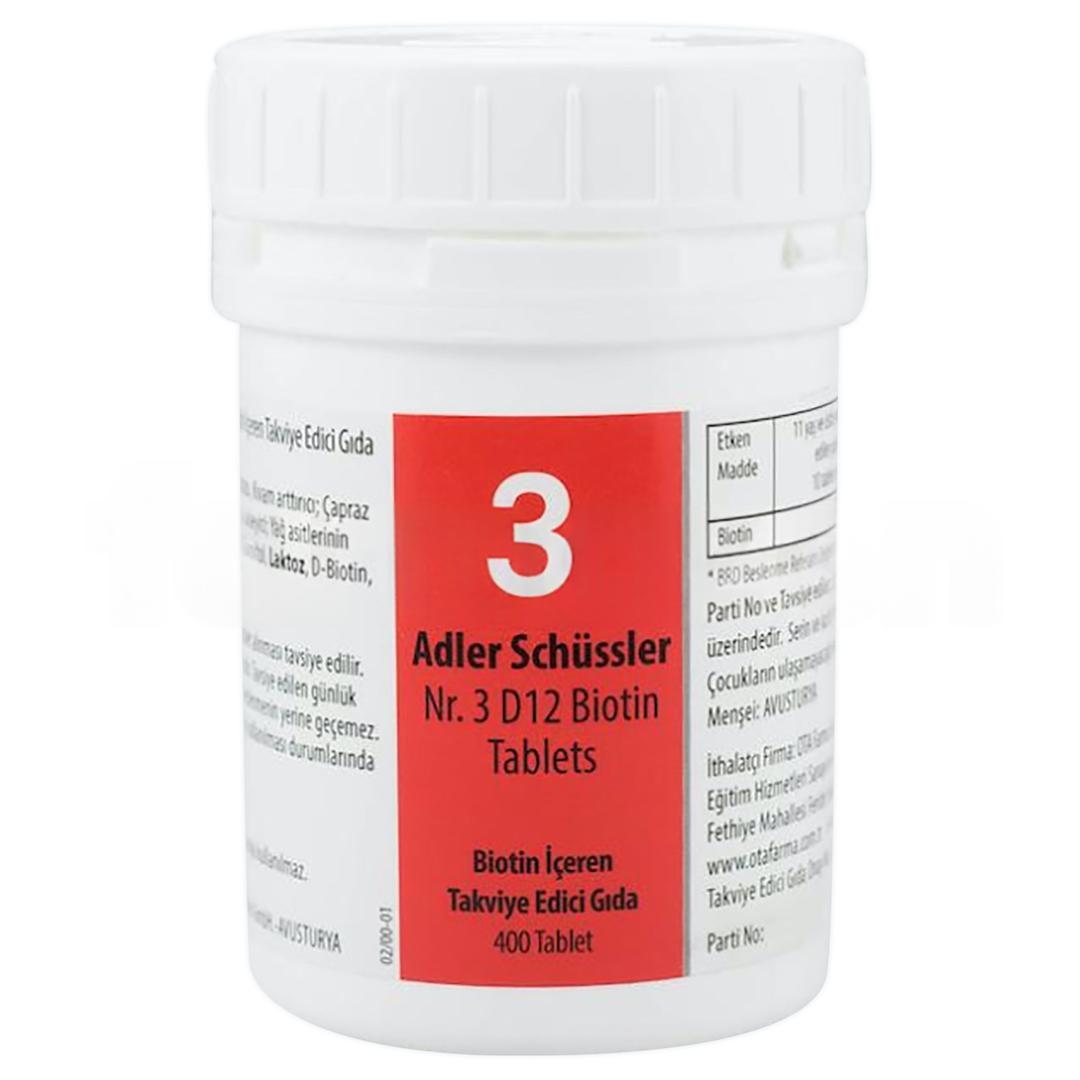 Adler Schüssler No: 3 Tablets