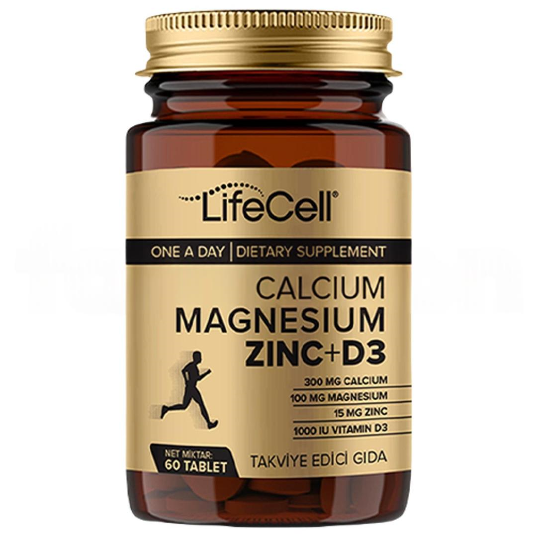 Lifecell Ca Mg Zinc D3 60 Tablet