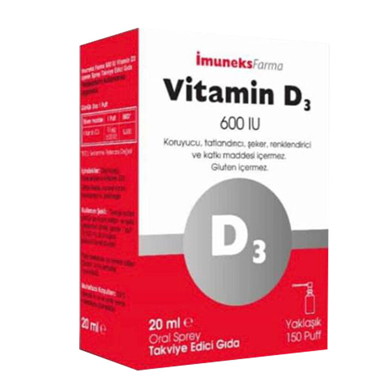 Imuneks Vitamin D3 600 IU 20 ml