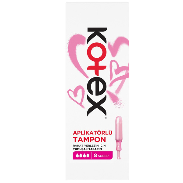 Kotex Tampon Aplikatörlü Normal 8 Adet