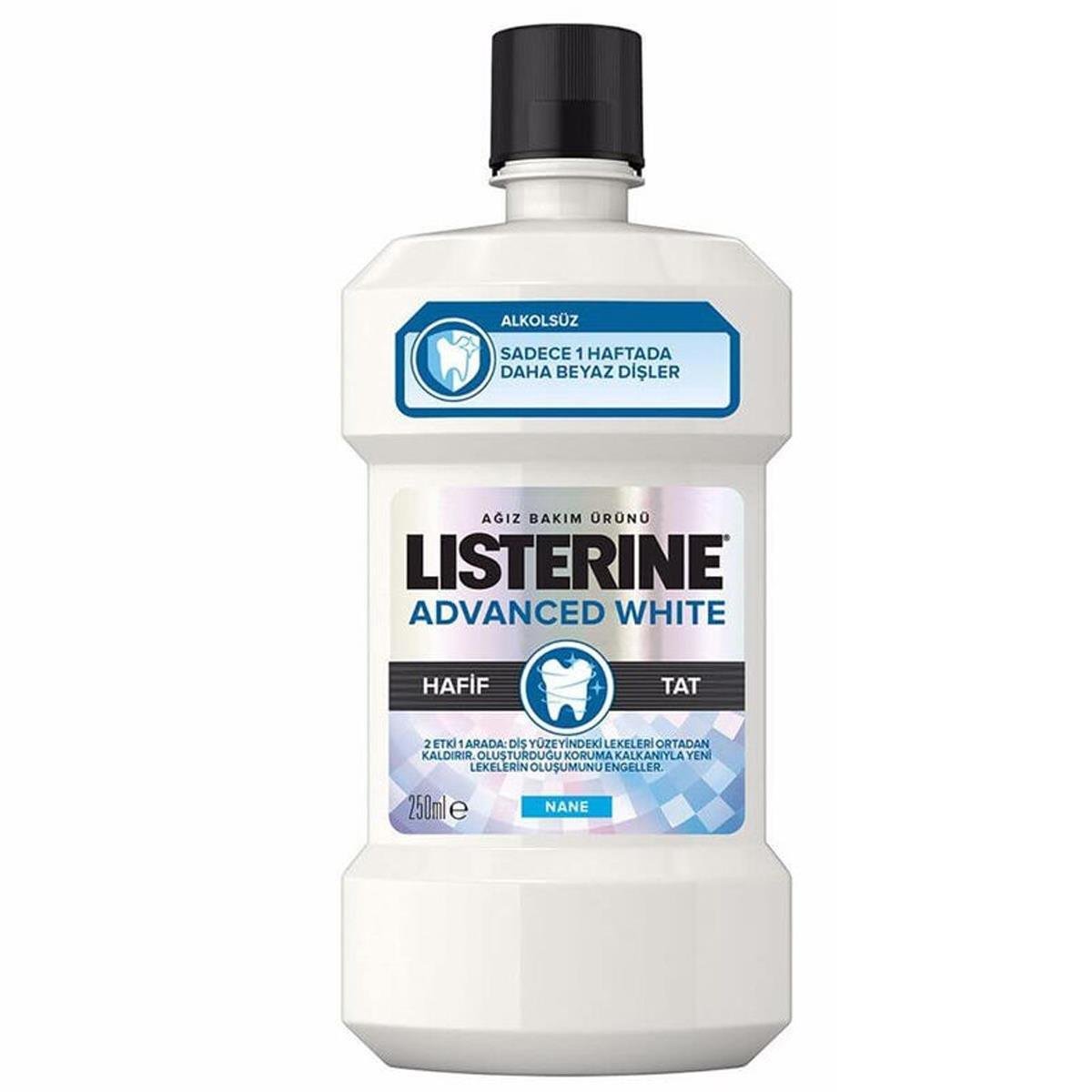 LISTERINE ADVANCE WHİTE HAFİF TAT 250ML