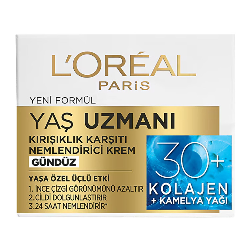 Loreal Paris Yaş Uzmanı 30+ Kırışıklık Karşıtı Nemlendirici Krem 50 ml