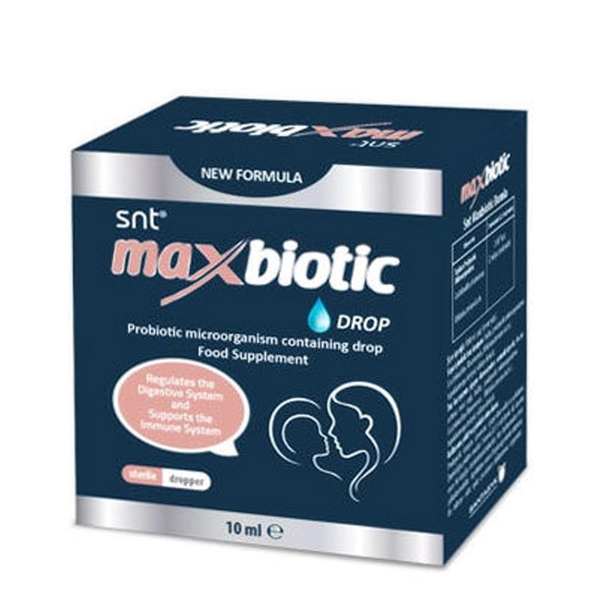MAXBIOTIC DAMLA 10ML PROBİYOTİK MİKROORGANİZMA PREBİYOTİK