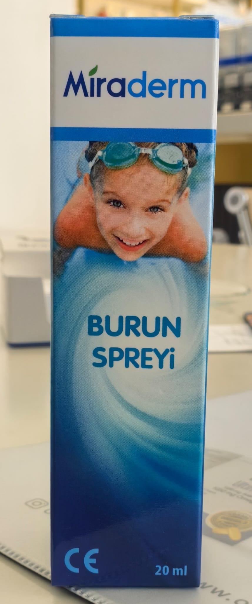 MİRADERM SERUM FİZYOLOJİK BURUN SPREYİ 20ML