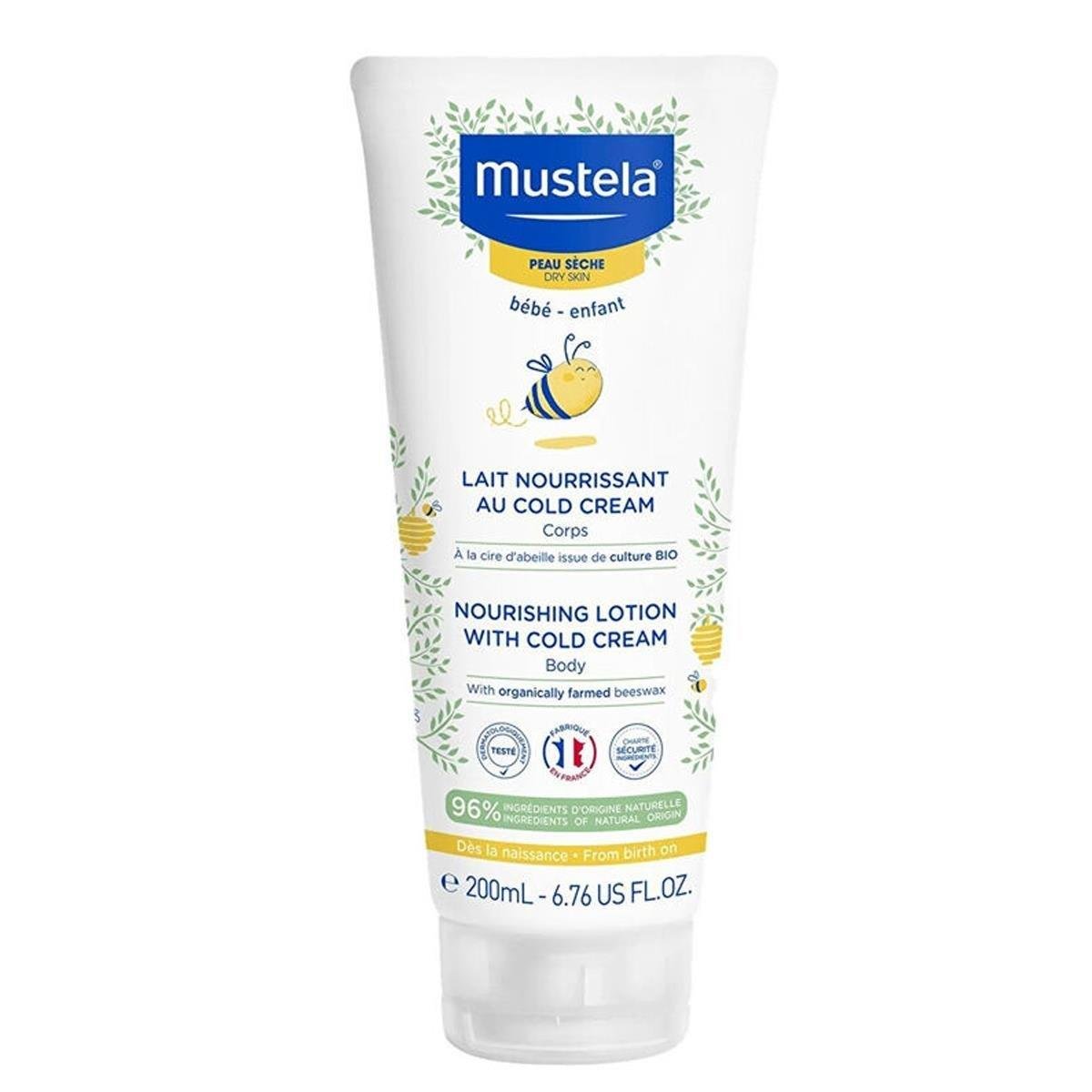 MUSTELA NOURISHING LOTION WITH COLD CREAM 200ML BESLEYİCİ VÜCUT LOSYONU