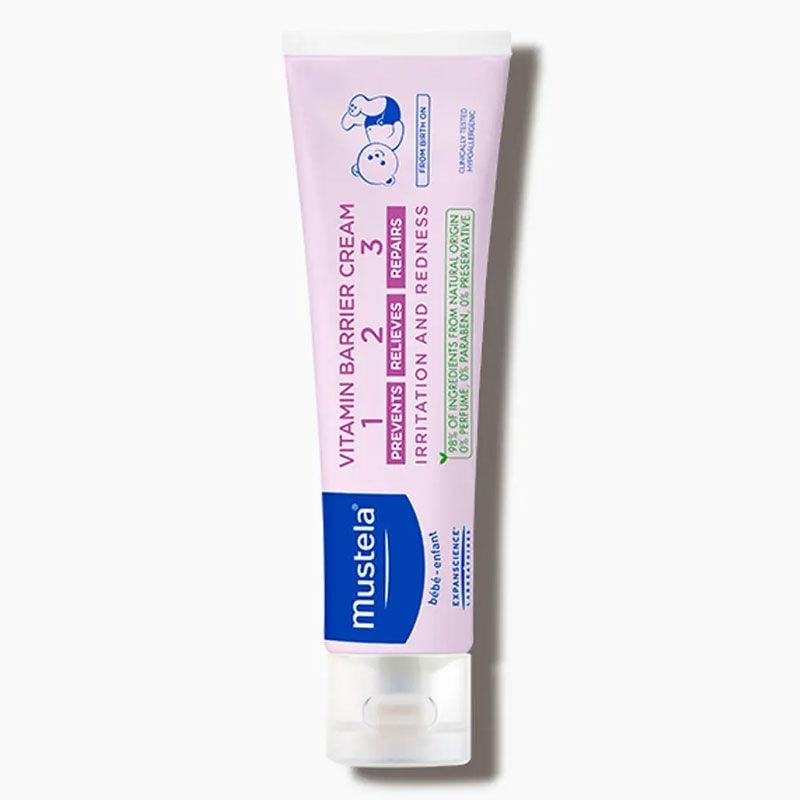 MUSTELA VITAMIN BARRIER 1.2.3 CREAM 100ML PİŞİK VE TAHRİŞ OLUŞUMUNU ÖNLEYİCİ BAKIM KREMİ