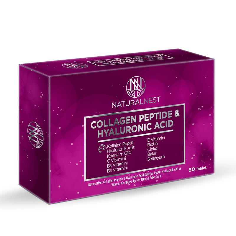 Naturalnest Collagen Peptide-Hyaluronic Acid 60 Kapsül