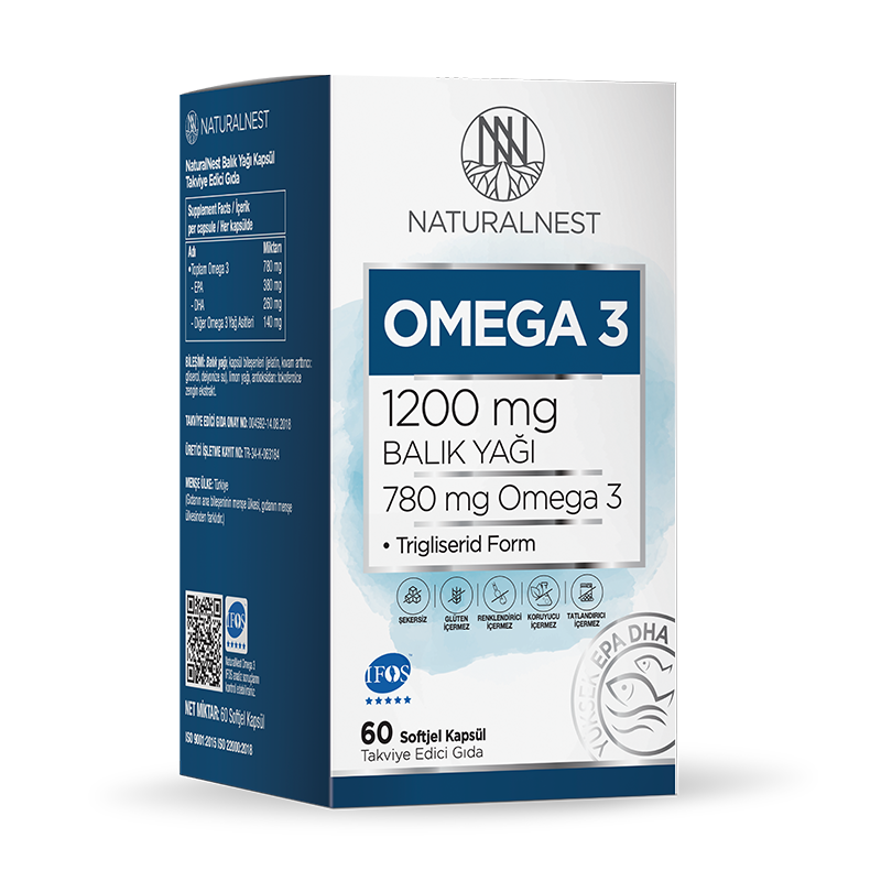 Naturalnest Omega 3 1200 Mg 60 Kapsül