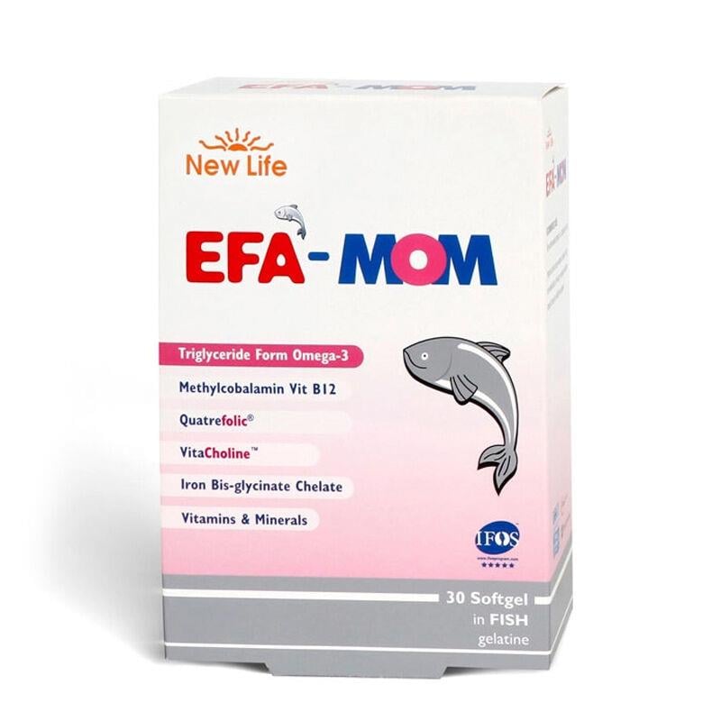 NEW LIFE EFA-MOM BALIK YAĞI VİTAMİN MİNERAL İÇEREN 30 SOFTJEL