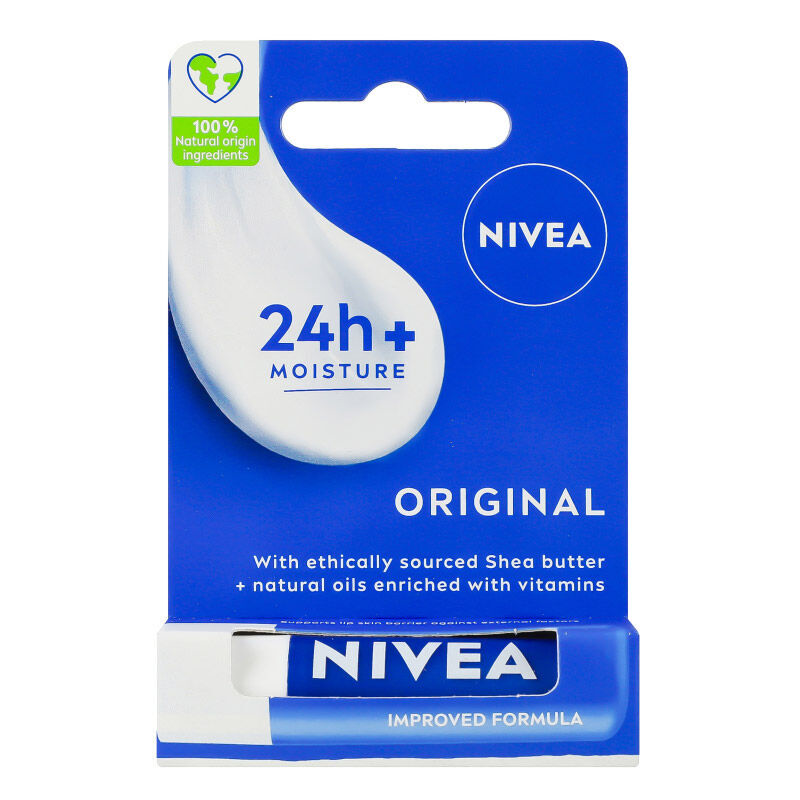 NIVEA ORIGINAL CARE DUDAK BAKIM KREMİ 4.8GR