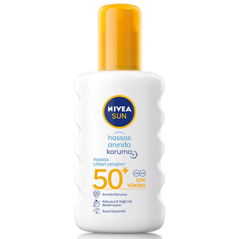 Nivea Sun SPF50 Yüksek Güneş Koruyucu Vücut Spreyi 200 ml
