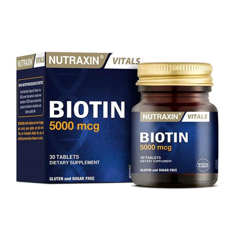 NUTRAXIN BİOTİN 5000 MCG 30 TABLET