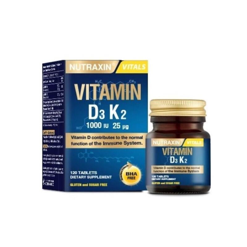 NUTRAXIN D3K2 VITAMIN 120 TABLET