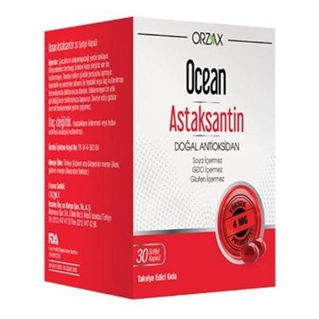OCEAN ASTAKSANTİN SOFT JEL KAPSÜL 4MG 30 SERT KAPSÜL