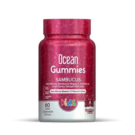 OCEAN GUMMIES SAMBUCUS KARAMÜNVER C ÇİNKO 60 ADET