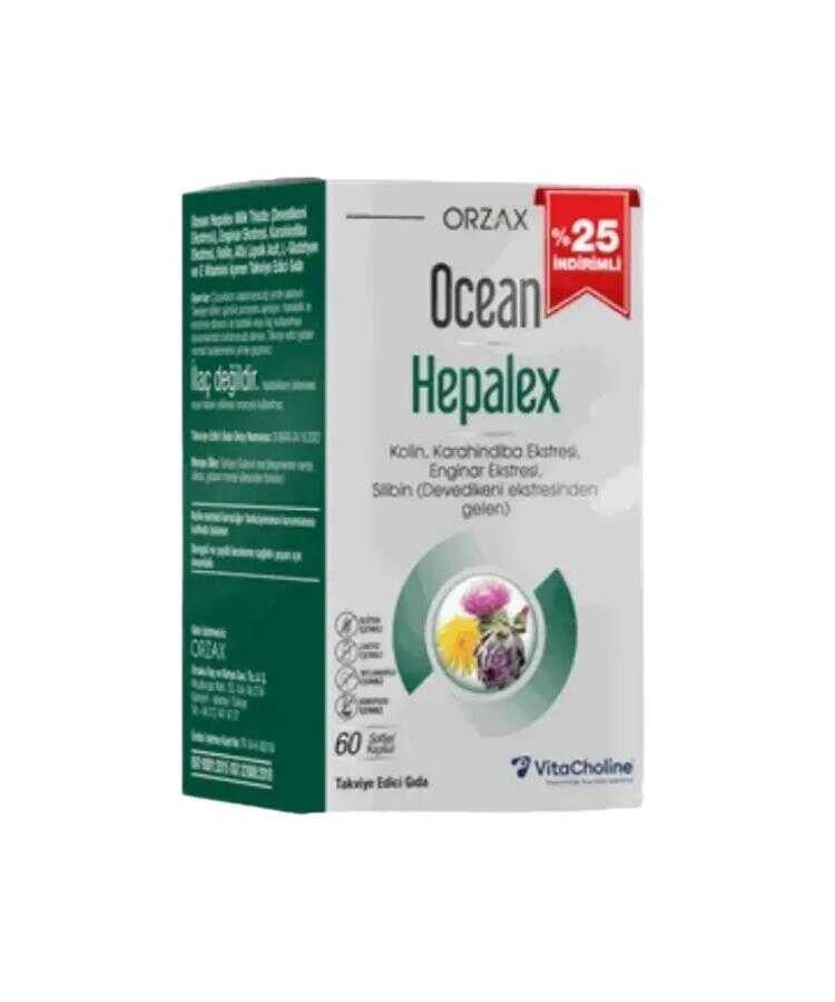 OCEAN HEPALEX 60 KAPSÜL %25 İNDİRİMLİ